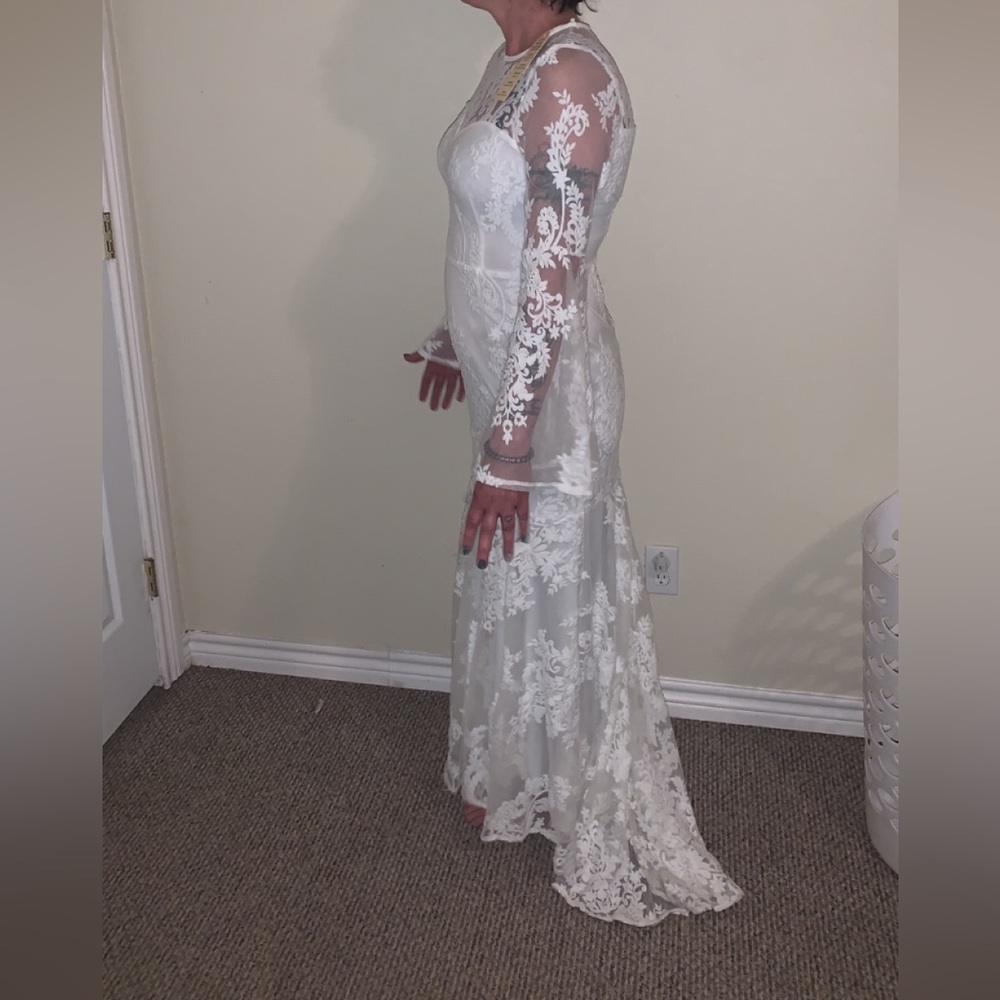 Boho Lace Wedding Dress NWT